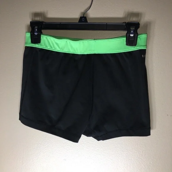 Adidas spandex/compression shorts size large​ sports athletic gym shorts green​​ - Picture 5 of 6